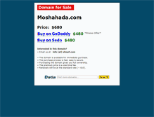 Tablet Screenshot of moshahada.com